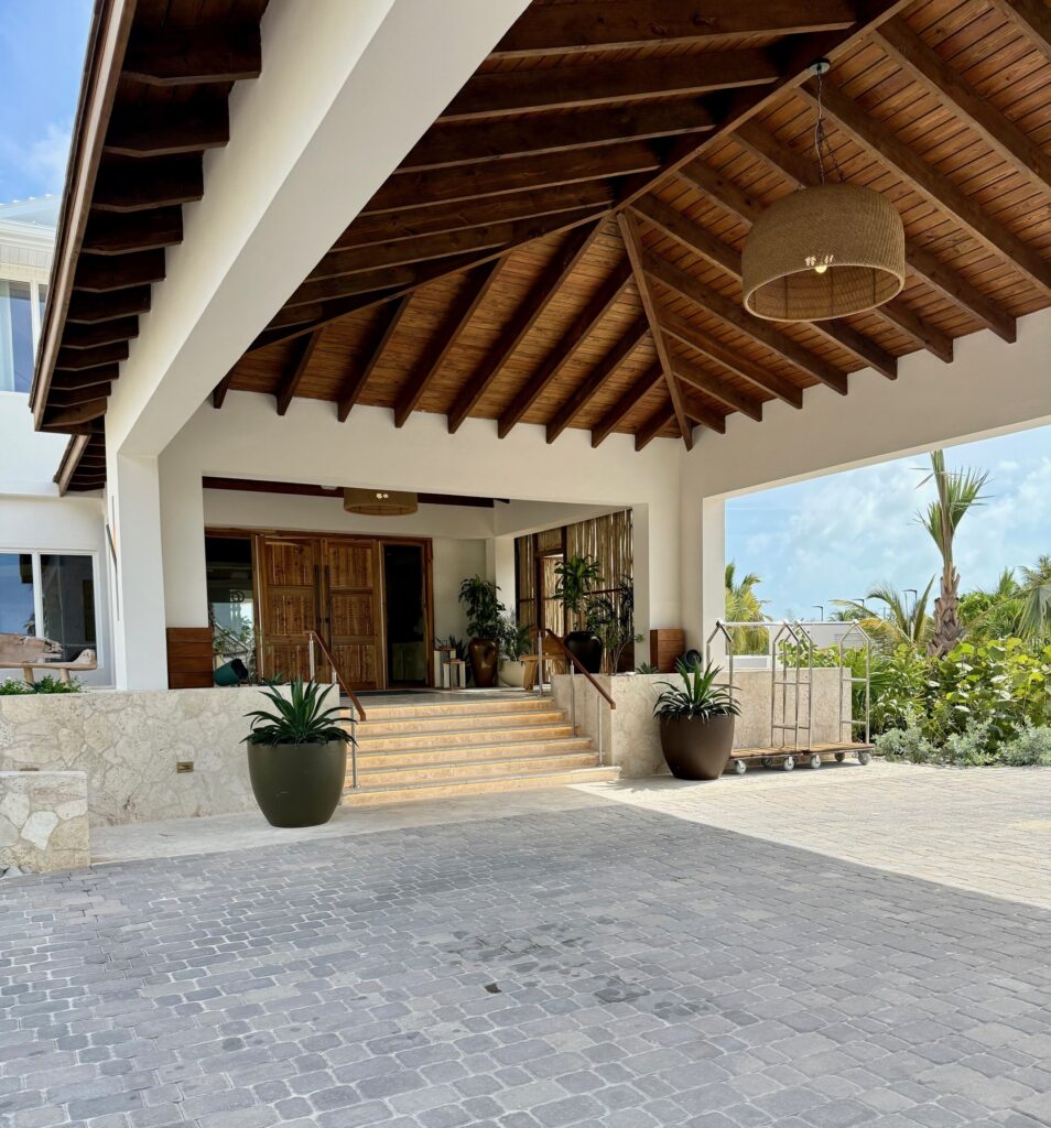 A warm welcome awaits—step through Salterra’s elegant entrance and into the serene beauty of South Caicos’ premier luxury retreat.
